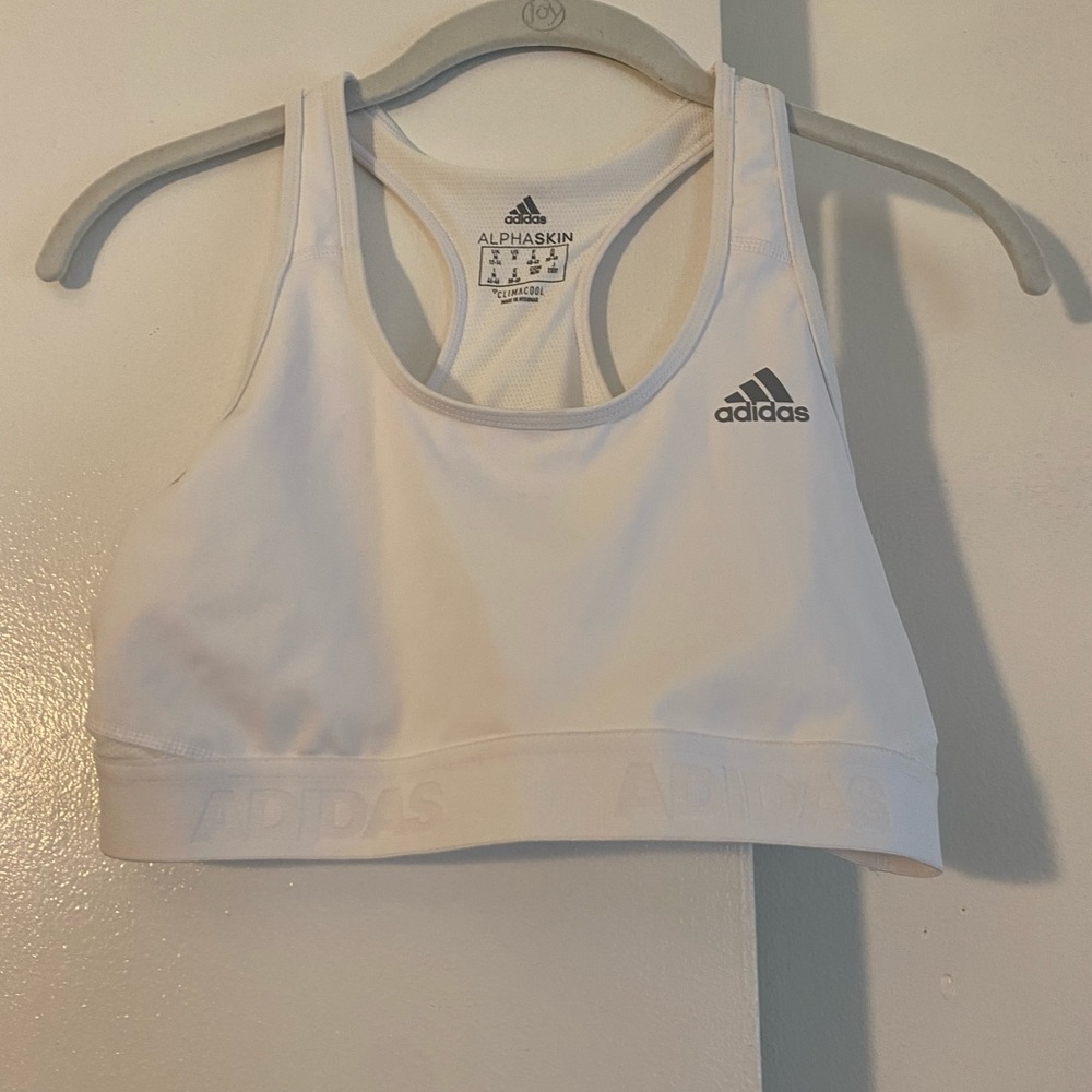 Beautiful sports bra white and gray